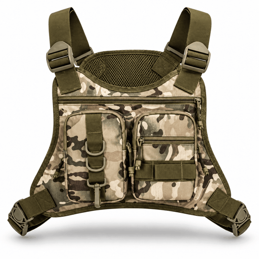 Тактическа нагръдна чанта Black Airsoft Chest Rig Duo