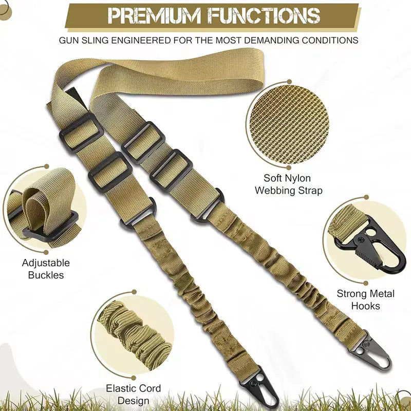 Двуточков ремък за дългоцевно оръжие