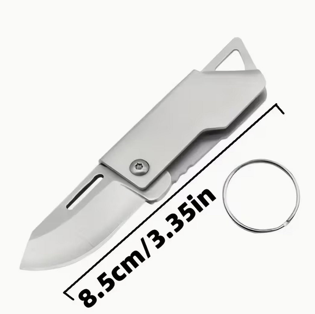 Мини сгъваем нож за ключодържател – компактен EDC инструмент