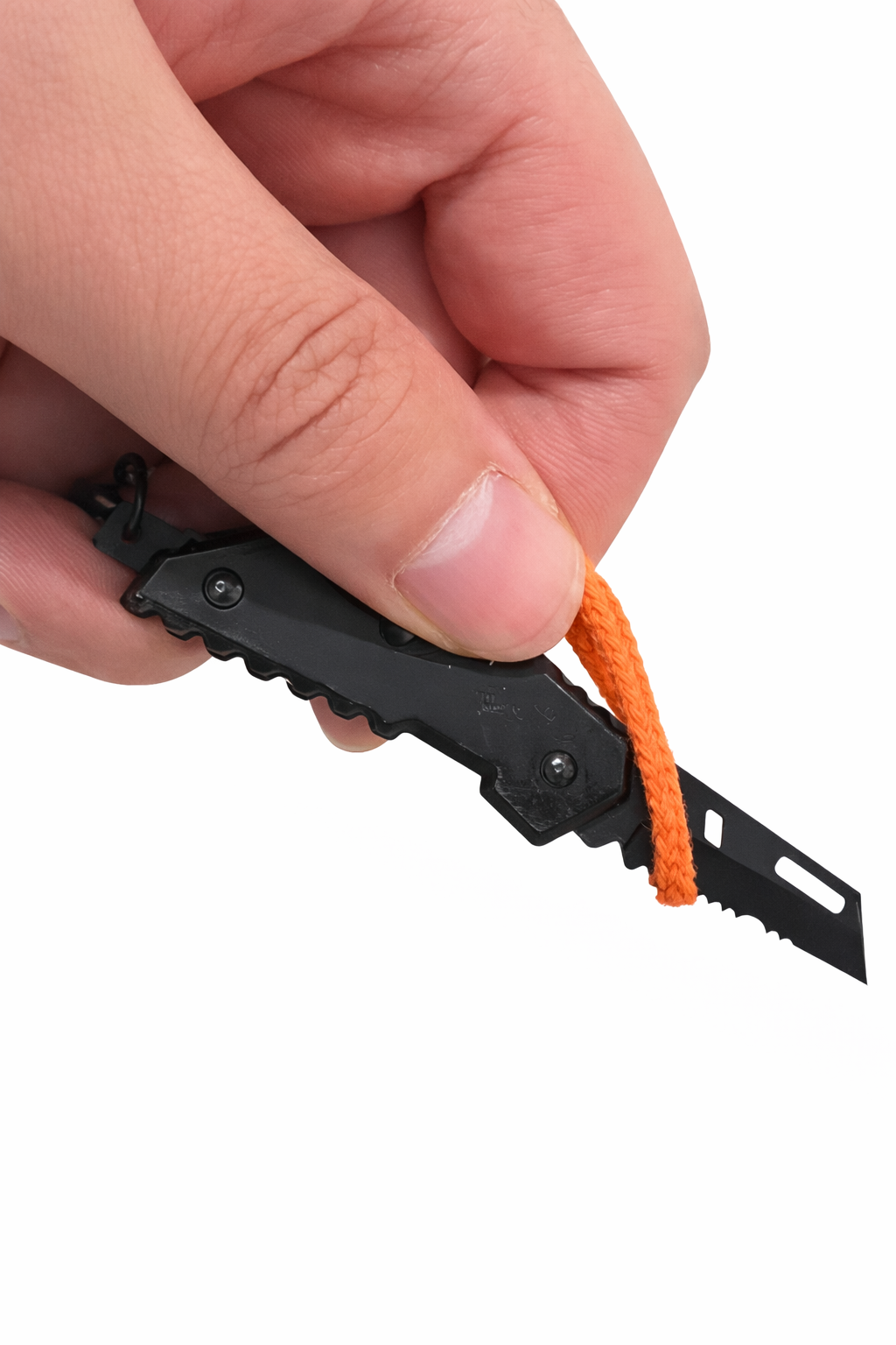 Мини сгъваем тактически нож - назъбен