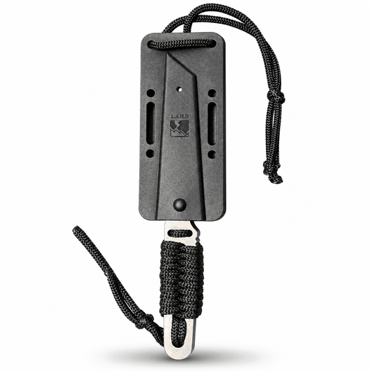 Cuțit compact de gât BlackAirsoft STINGER cu teacă rigidă