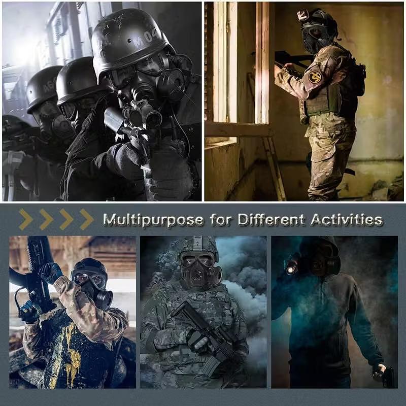 Тактическа маска с двойни филтри – SWAT стил