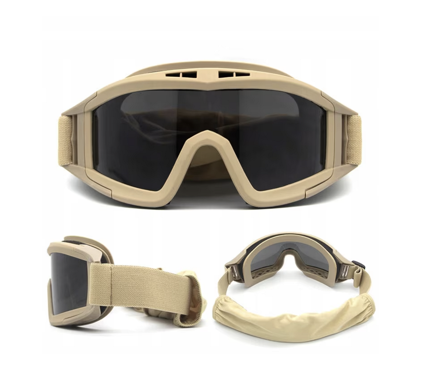 Тактическа предпазна маска, очила Anti-Fog