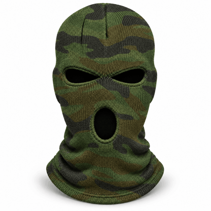 Плетена балаклава с 3 отвора BlackAirsoft TRIAD