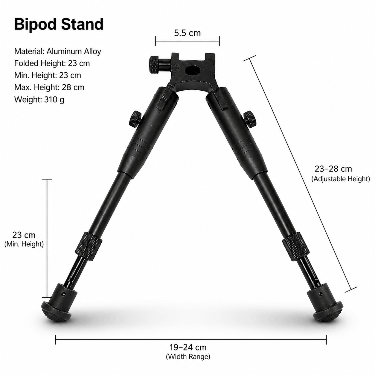 Taktička dvonoga BlackAirsoft EagleForce Tactical Bipod