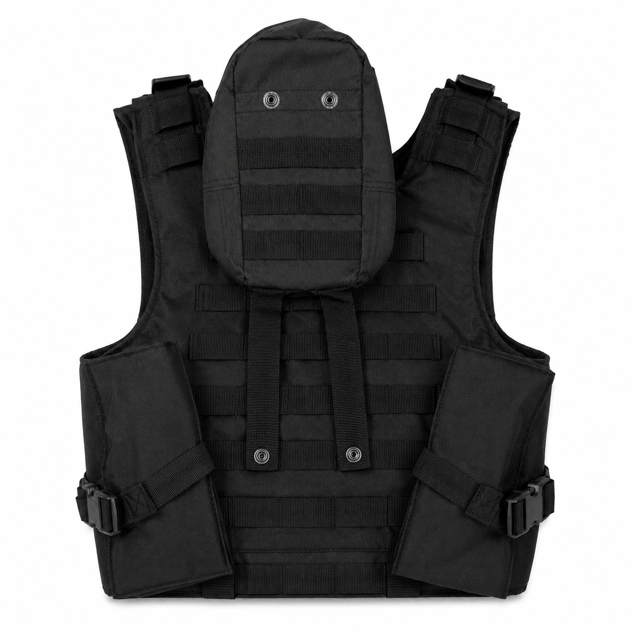 Taktische Weste BlackAirsoft SECURITY mit modularen Taschen