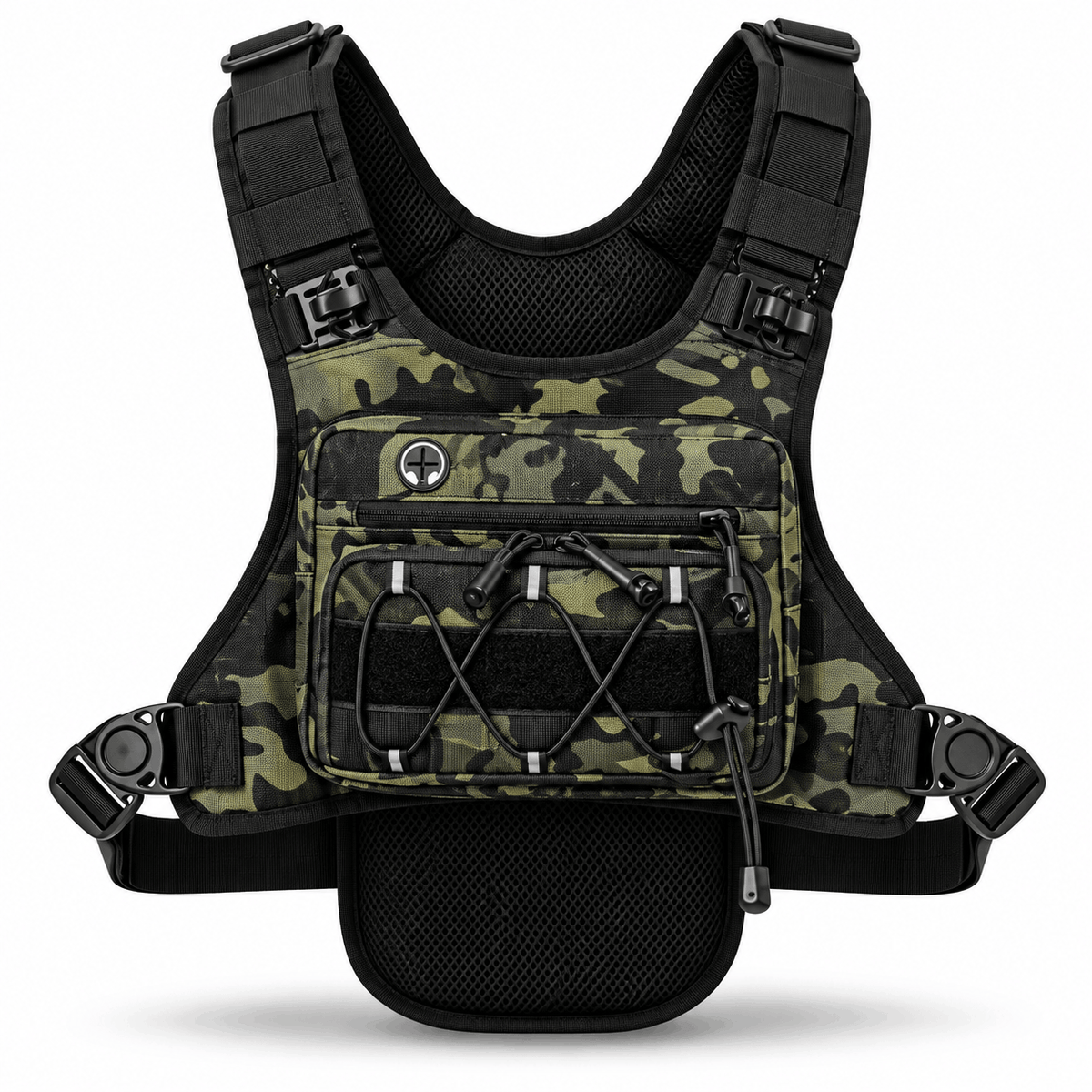 Тактическа нагръдна чанта Black Airsoft Chest Rig Cross