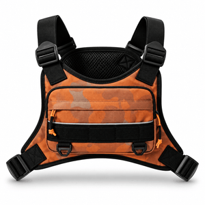Oranger Camouflage-Print