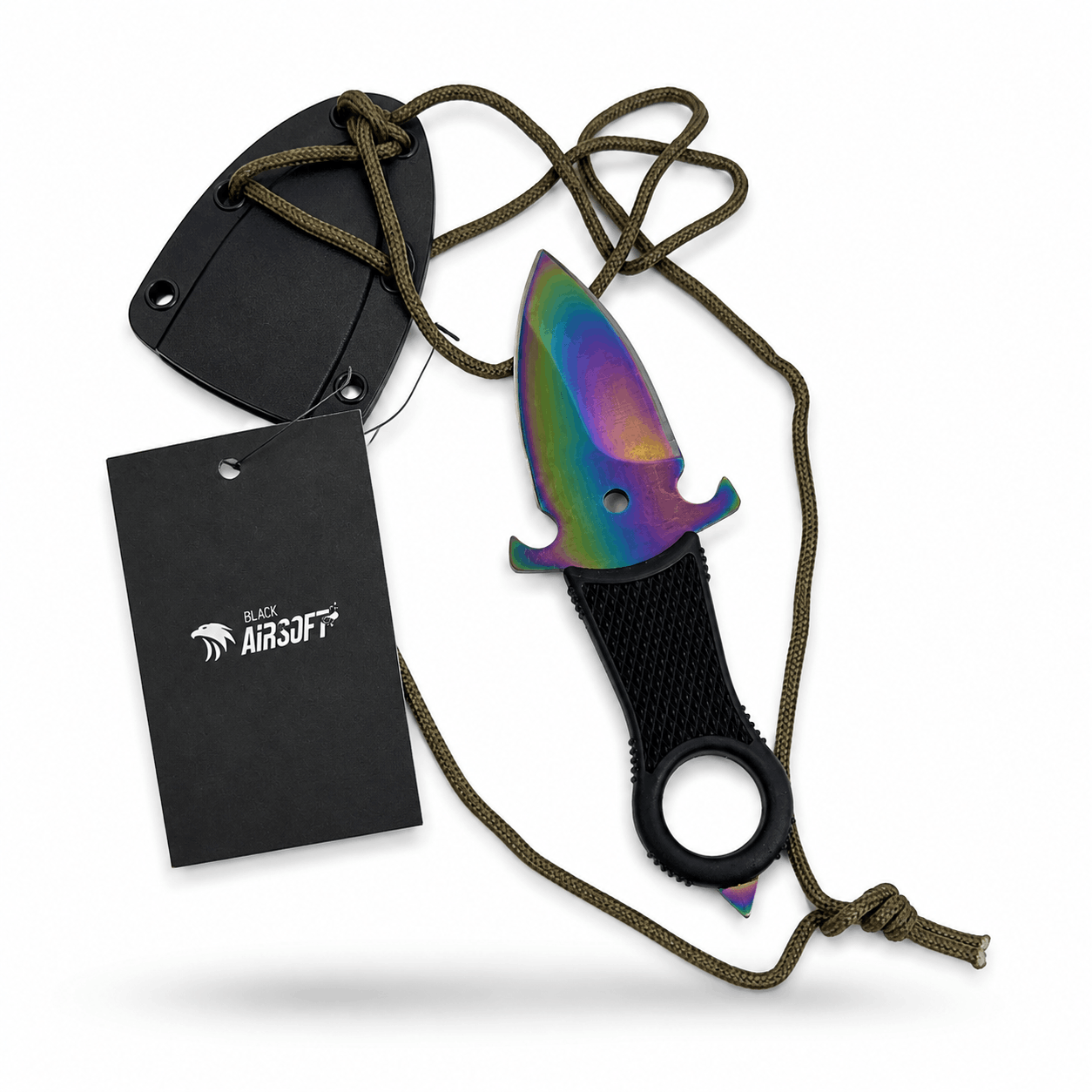 Taktický nůž na krk BlackAirsoft HALO Chameleon s pouzdrem