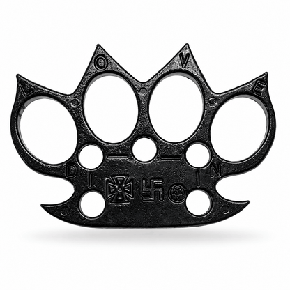 Černý kovový box BlackAirsoft IRON FANG se 4 hroty