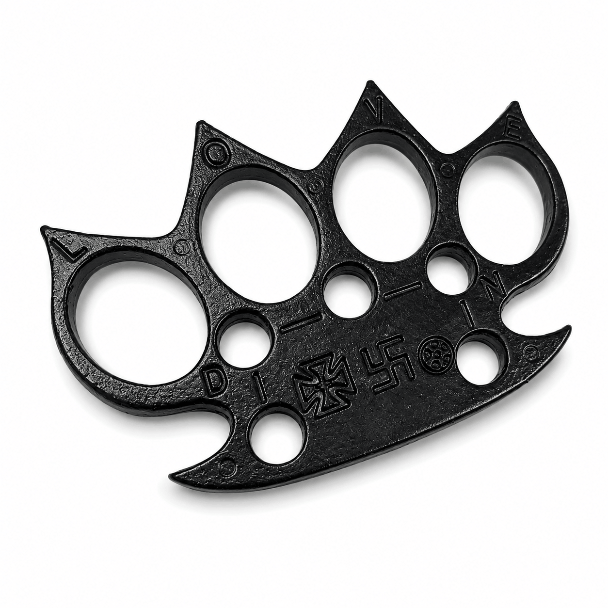 Černý kovový box BlackAirsoft IRON FANG se 4 hroty