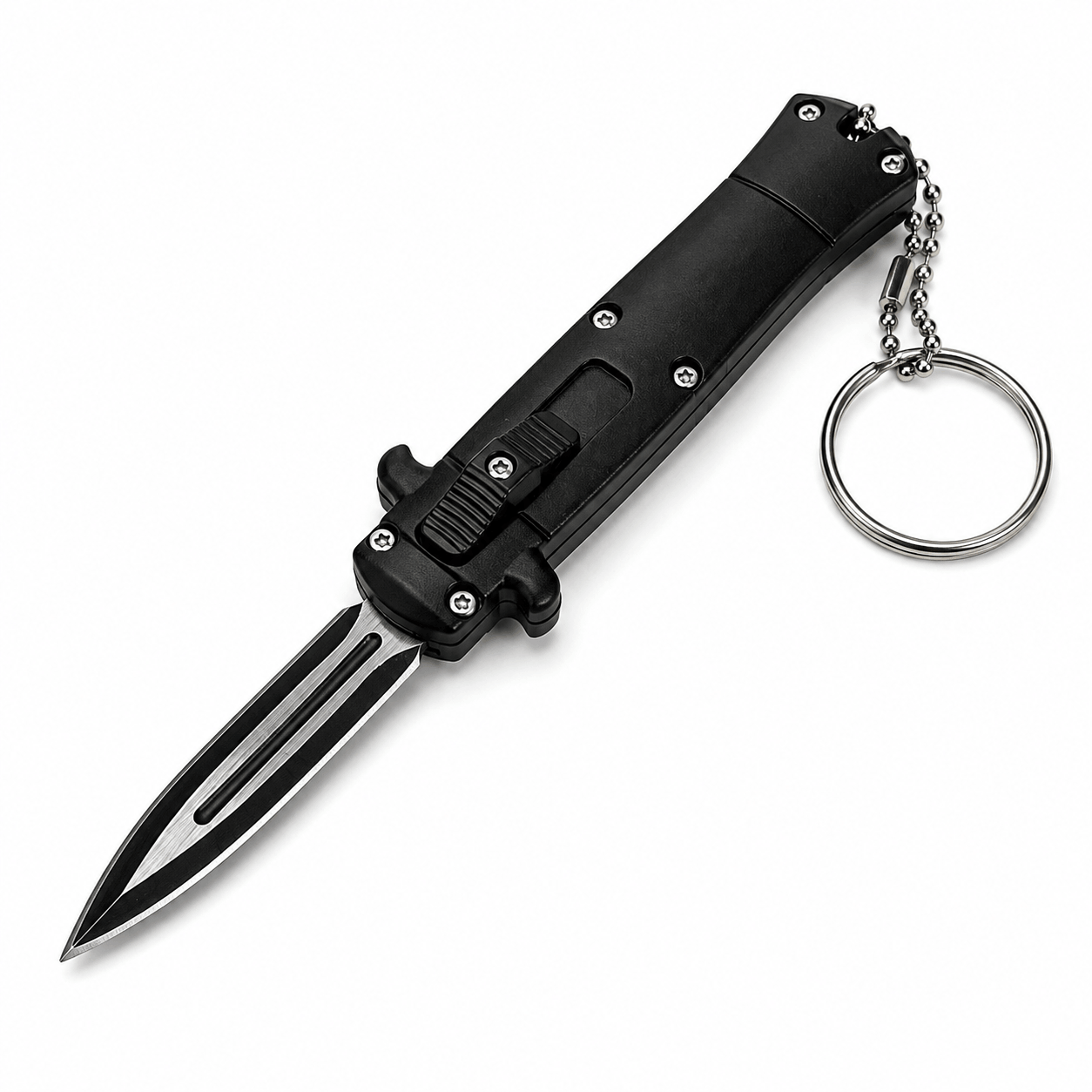 Automatisches Mini-OTF-Messer BlackAirsoft 13 cm