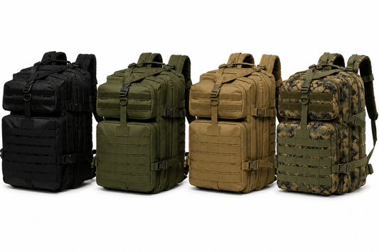 Taktički ruksak 45L BlackAirsoft Ranger, s velcro zastavom 900D