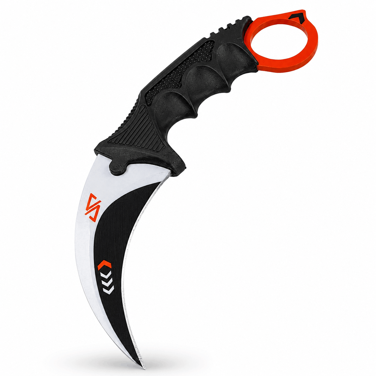 Karambit Black Airsoft Vortex s pouzdrem a šňůrkou