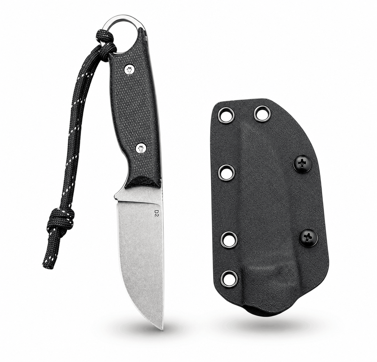 Kompaktan taktički nož BlackAirsoft HUNTER MINI D2 s KYDEX futrolom i drškom od G10