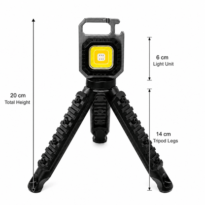 Lampă LED multifuncțională BlackAirsoft LUMEX cu carabinieră și magnet