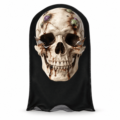 Мрежеста маска BlackAirsoft SKULL – Зомби череп