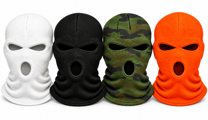 Плетена балаклава с 3 отвора BlackAirsoft TRIAD