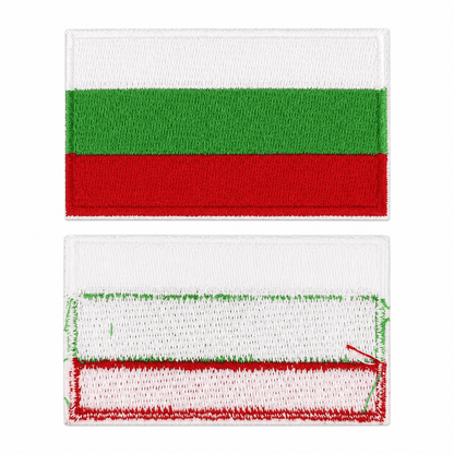 Amblem bugarske zastave 6,3x3,8 cm – termo ljepljiv bez velcroa