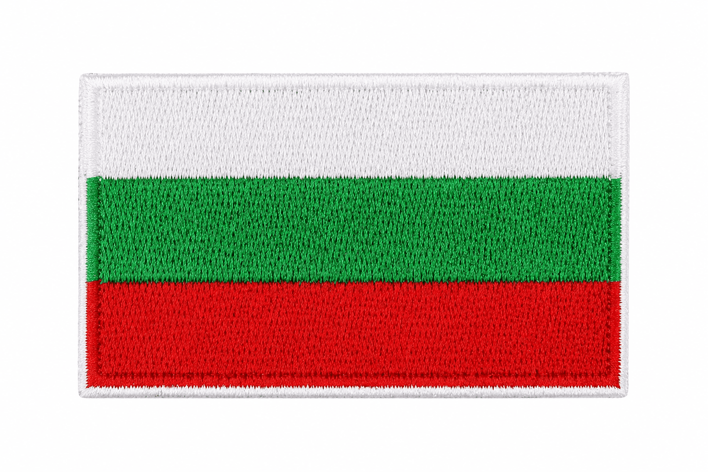 Amblem bugarske zastave 6,3x3,8 cm – termo ljepljiv bez velcroa