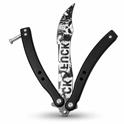 BlackAirsoft GRAFFITI Butterflymesser