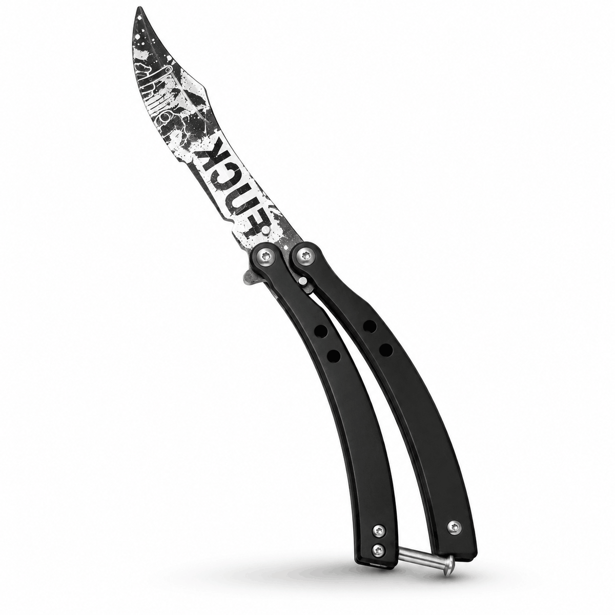 BlackAirsoft GRAFFITI Butterflymesser