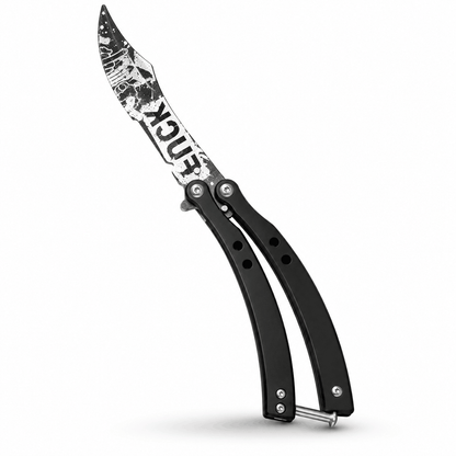 BlackAirsoft GRAFFITI Butterflymesser