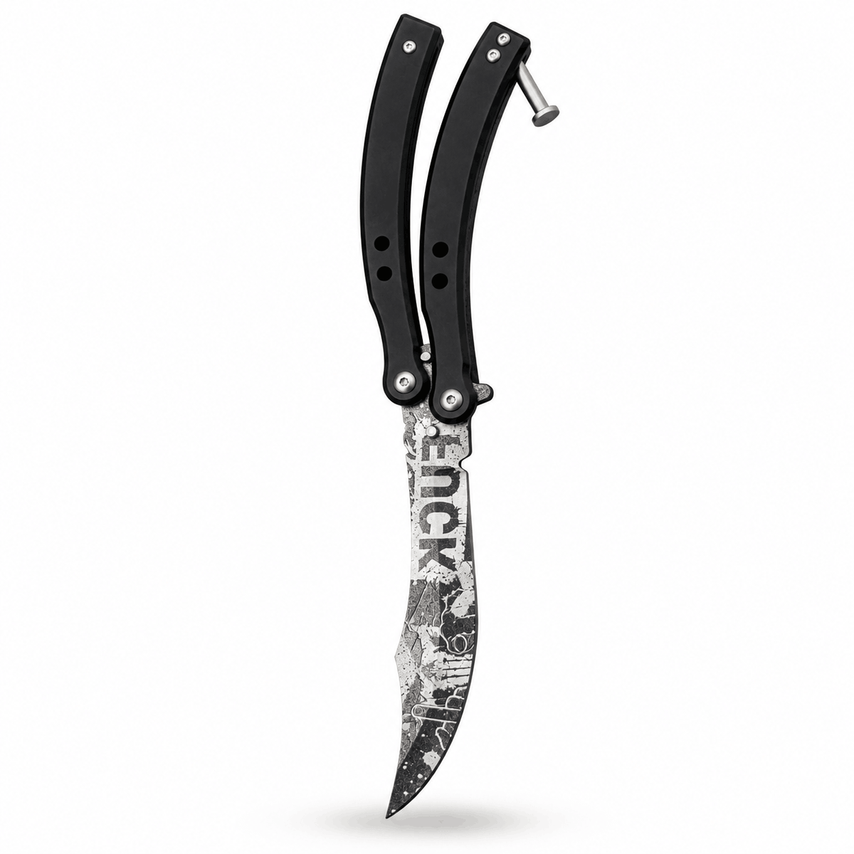 BlackAirsoft GRAFFITI Butterflymesser