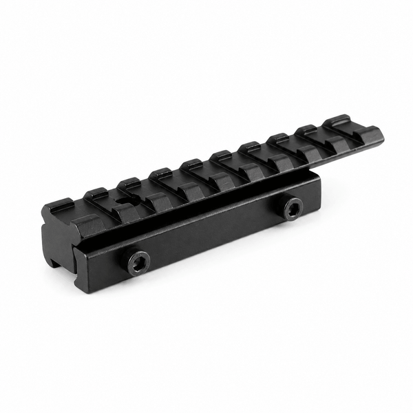 BlackAirsoft Enforose 11 mm към 21 mm Weaver/Picatinny адаптер за монтаж на оптика – 9 слота, нисък профил