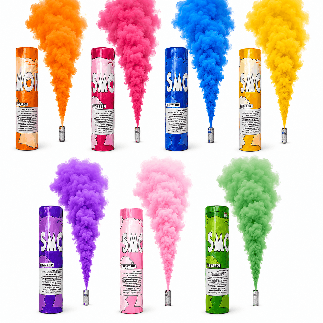 Barevná dýmovnice Enigma Smoke – 40 sekund