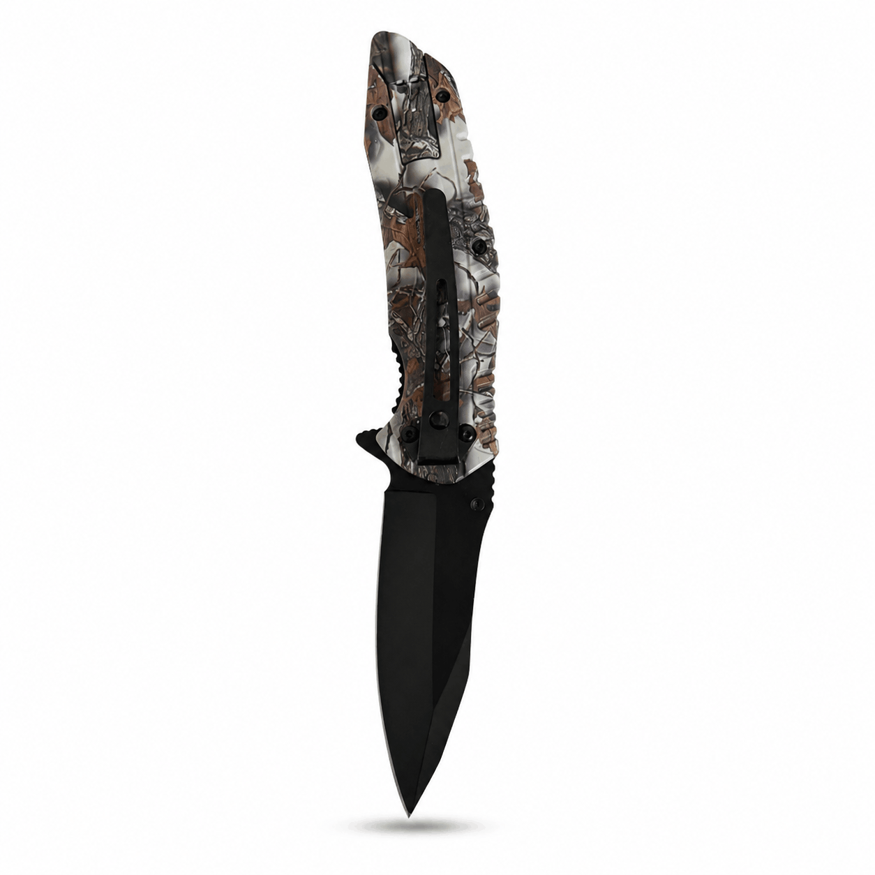 WILD CAMO összecsukható kés ferrocerium tűzgyújtóval – 21 cm