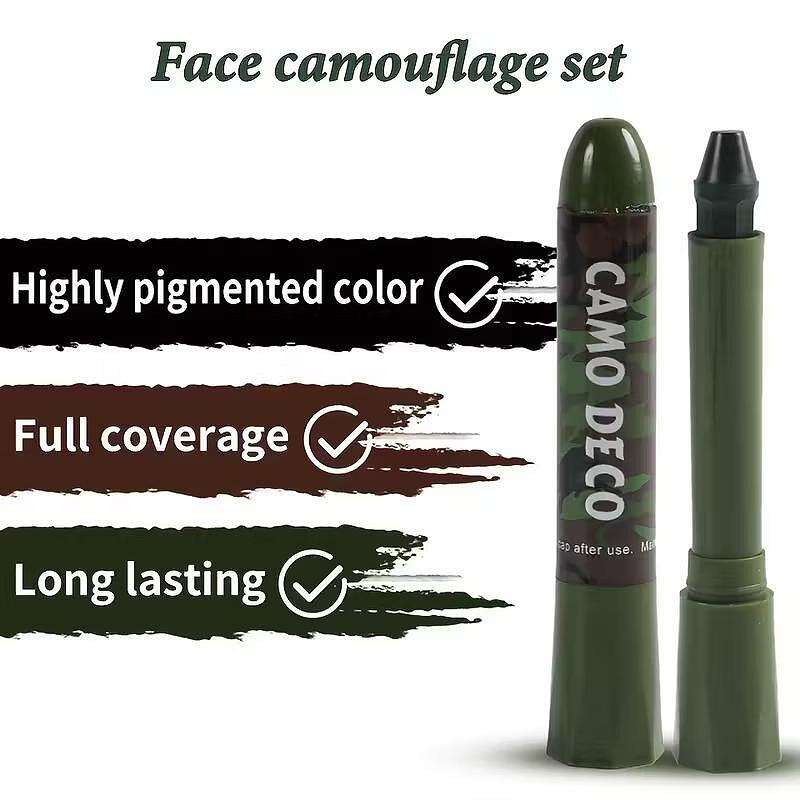 Камуфлажен крем за лице – 3 стика за тактически камуфлаж