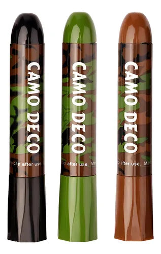 Камуфлажен крем за лице – 3 стика за тактически камуфлаж