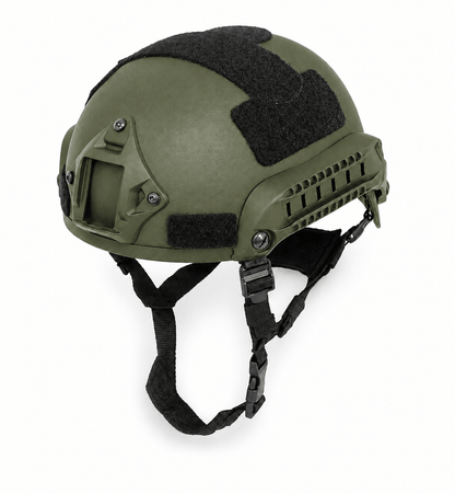 Kaciga za airsoft MICH High-Cut s NVG nosačem i šinama