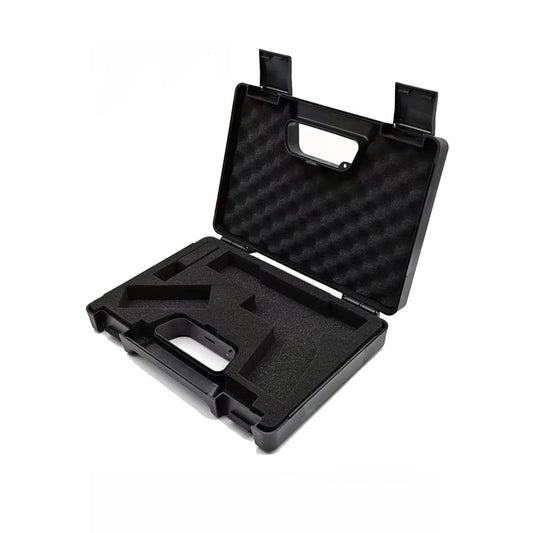 Куфар за пистолет пластмасов с пълнеж - черен