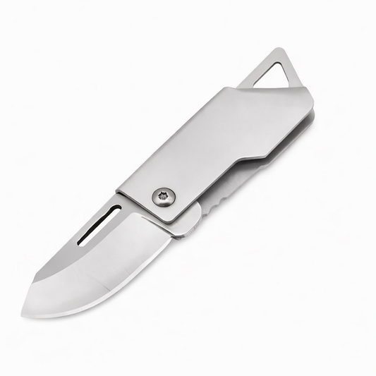 Мини сгъваем нож за ключодържател – компактен EDC инструмент