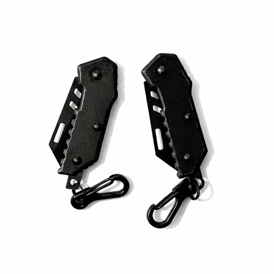 Мини сгъваем тактически нож - назъбен