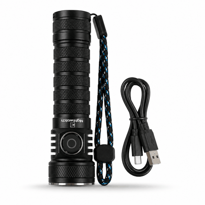 Акумулаторен LED фенер Nightwatch 12 см с USB-C зареждане