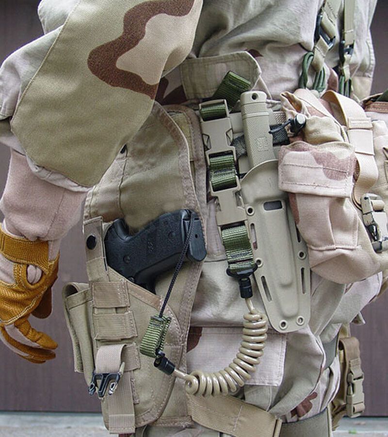 Sigurnosni kabel za pištolj BlackAirsoft Tough, uže, remen