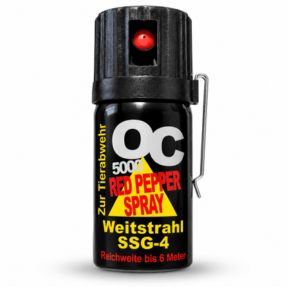 OC 5000 Red Pepper Spray SSG-4 Pfefferspray 40 мл mit Clip