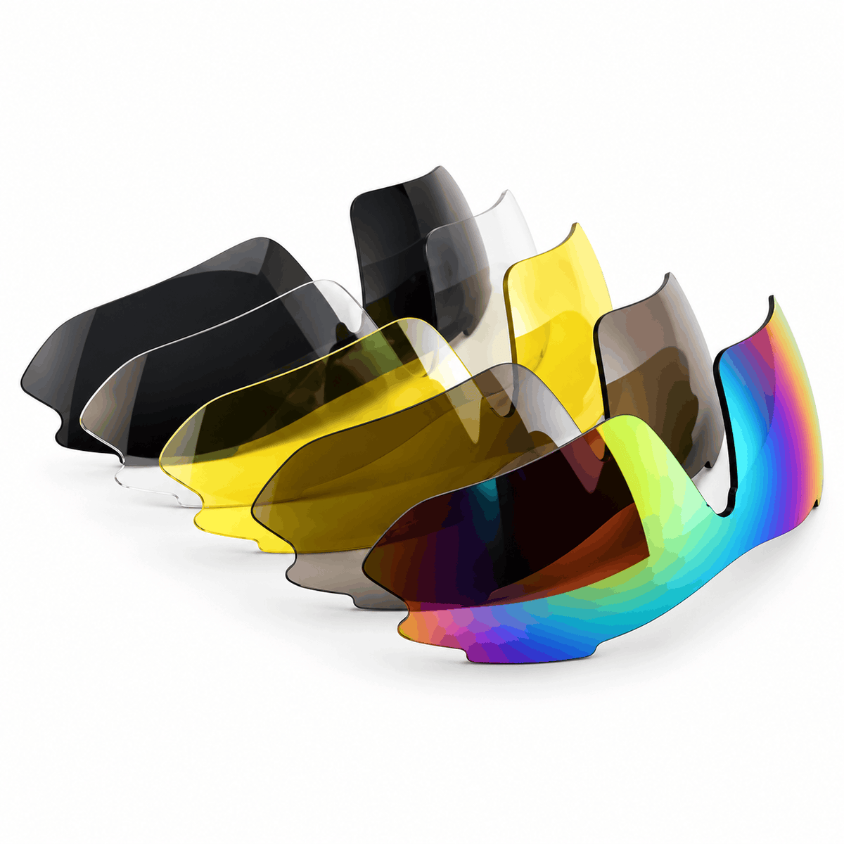 Sportsonnenbrille mit 5 austauschbaren Gläsern und Polarisation – Set