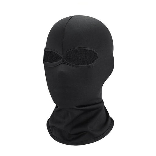 Тактическа балаклава с два отвора за очи, черна