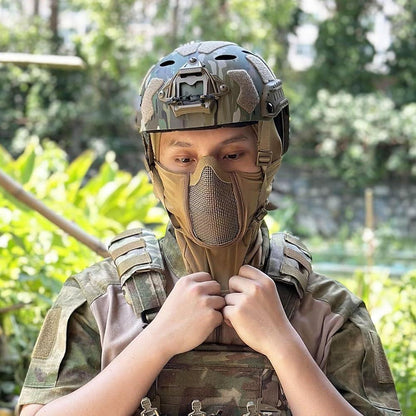 Тактическа балаклава с вградена маска за уста