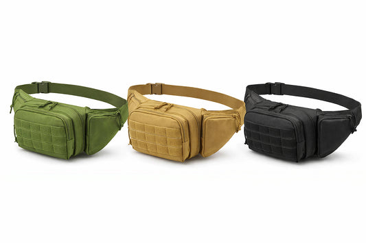 Тактическа чанта за кръст с MOLLE система и отделение за пистолет 600D