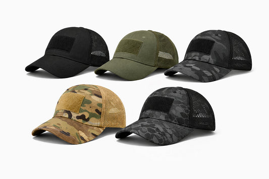Тактическа Trucker шапка с мрежа, велкро