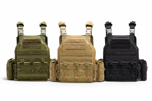 Тактическа жилетка Plate Carrier, система MOLLE, с модули - регулируема