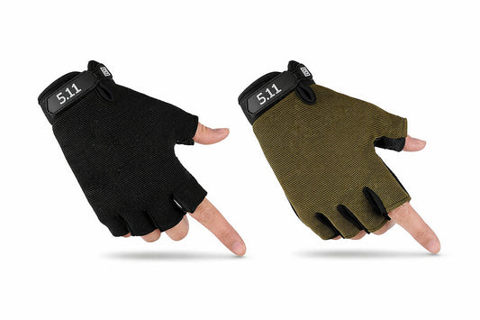 Тактически ръкавици без пръсти, без протектори