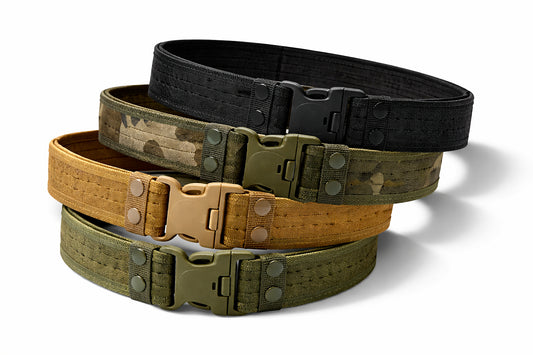 Тактически широк колан 5 см с бърза катарама, 125 см