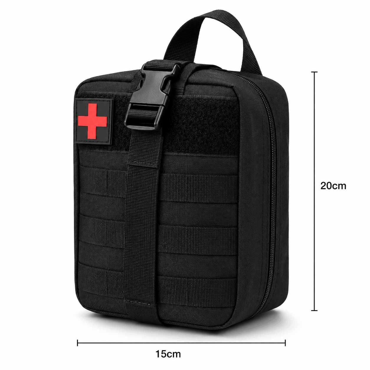 Taktička torbica MOLLE BlackAirsoft Rip-Away, medicinska torba za prvu pomoć