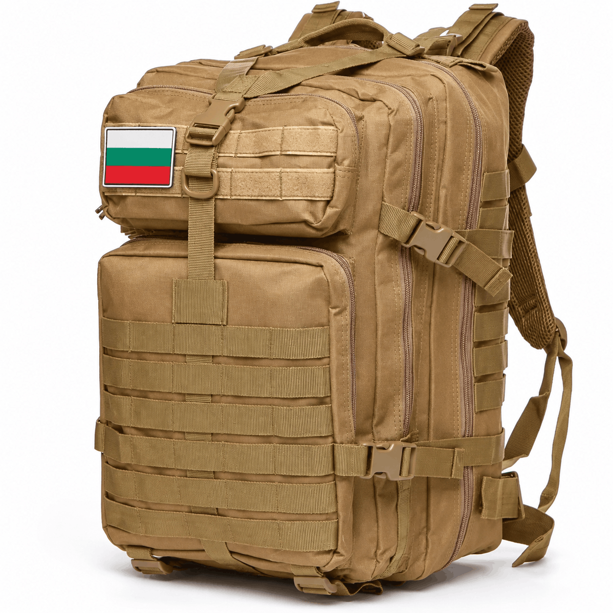 Тактическа раница 45L, велкро с български флаг 900D